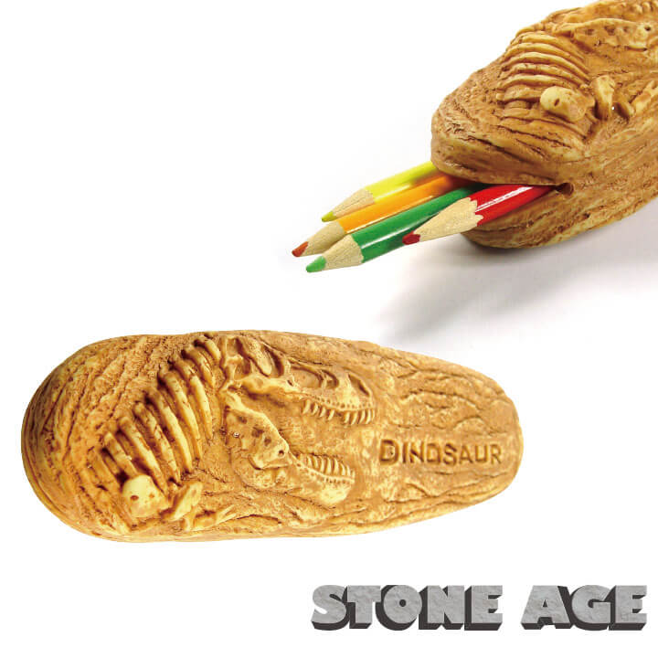 Stone Age Fossil Pencil Pouch Ocean Series F6134-11AAD
