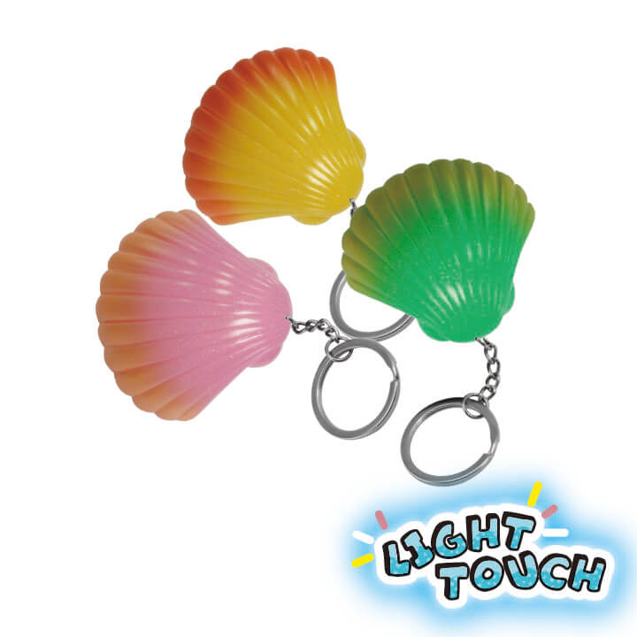 Light Touch Flash Keychain Seashell Series F4127-12SHD