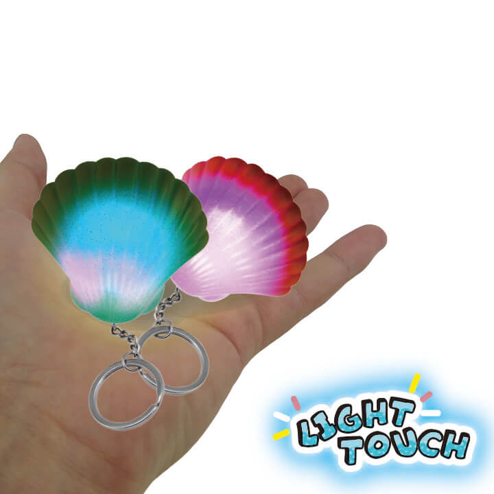 Light Touch Flash Keychain Seashell Series F4127-12SHD