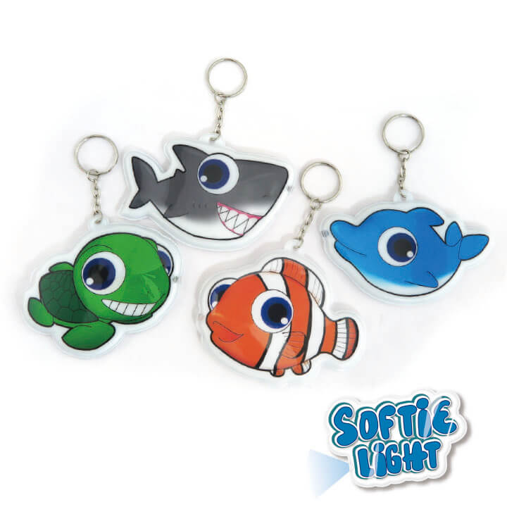 Softie Light Keychain Ocean Series FY4-F038