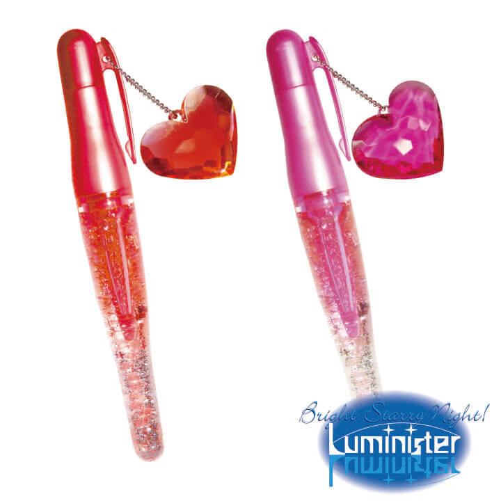 Luminister Pen with Big Heart Pendant F1313-1OPTS