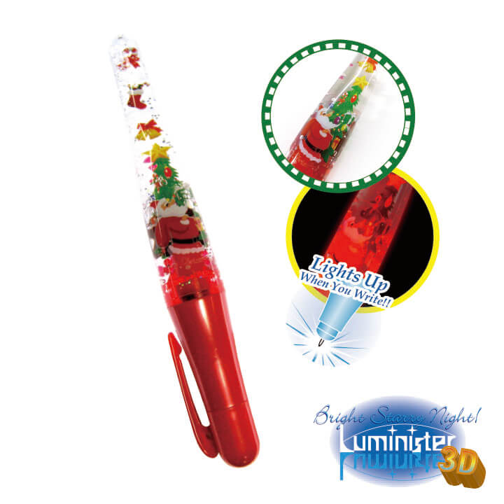 3D Luminister Merry Christmas Pen F1313-1RRRP