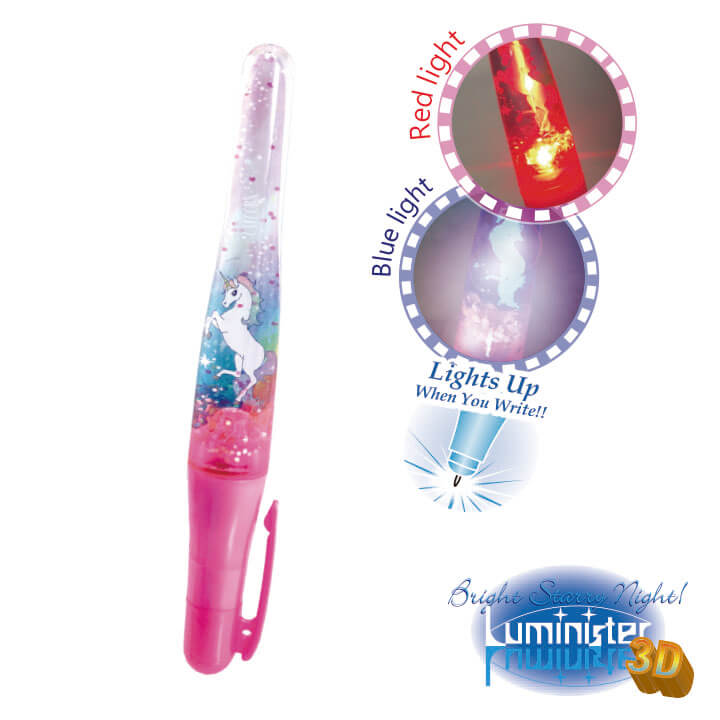 Light Up Unicorn Glitter Pen