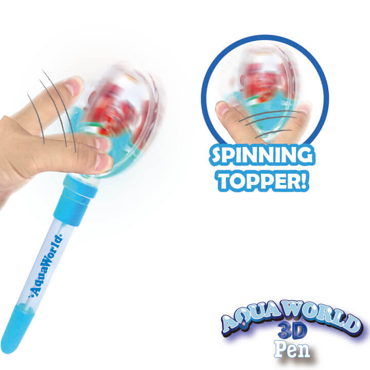 Aqua World 3D Spinning Pen Ocean Series F2008-19ROD-A