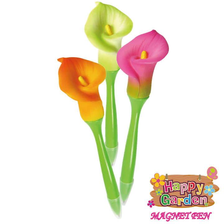 Happy Garden Pen Calla Lily Series Flower Pens F2047-1YDDP