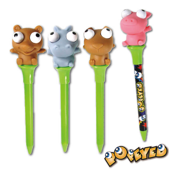 Mini Popeyed Retractable Pen Animal Series F2062-1ZPAP