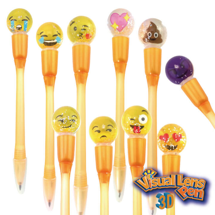 3D Visual Lens Pen Emoji Series F2087-1PEMP