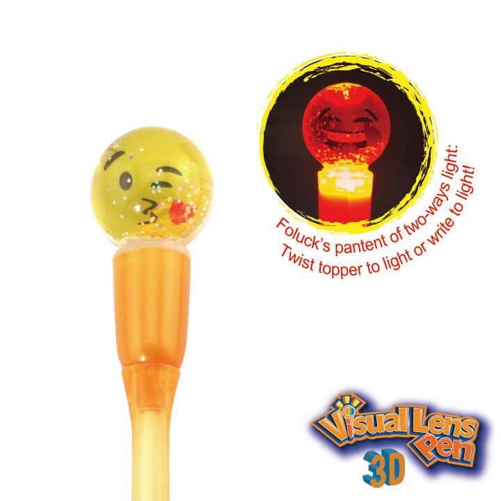 3D Visual Lens Pen Emoji Series F2087-1PEMP