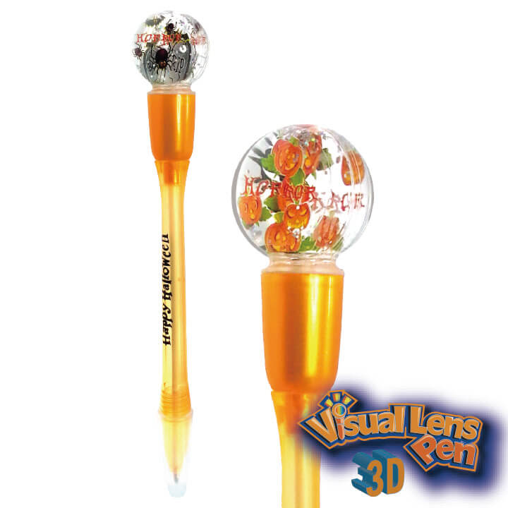 3D Visual Lens Pen Happy Halloween F2087-1PHWD