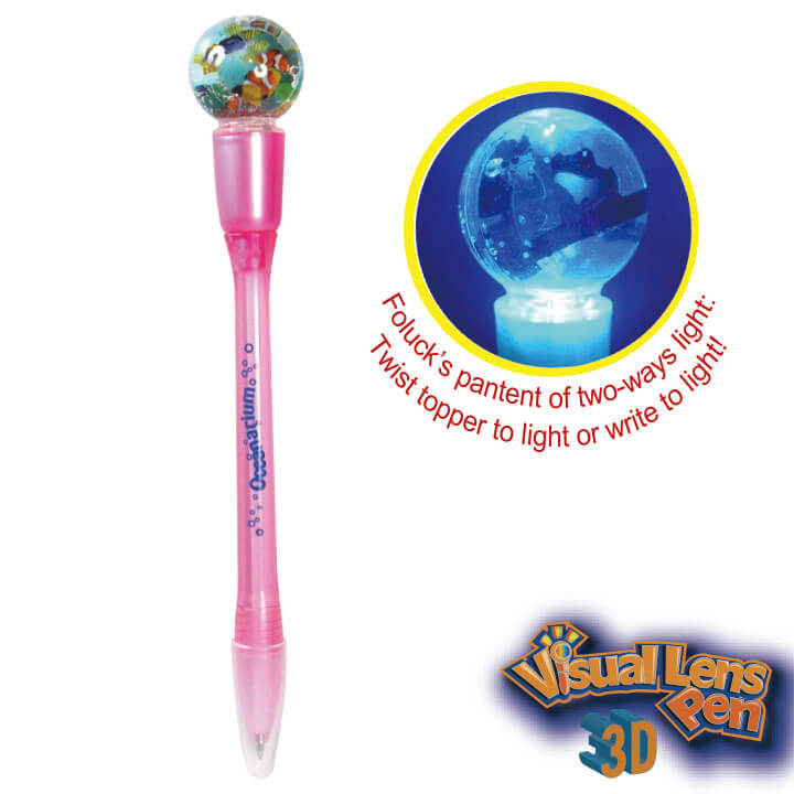 3D Visual Lens Pen Oceanarium F2087-1PIID