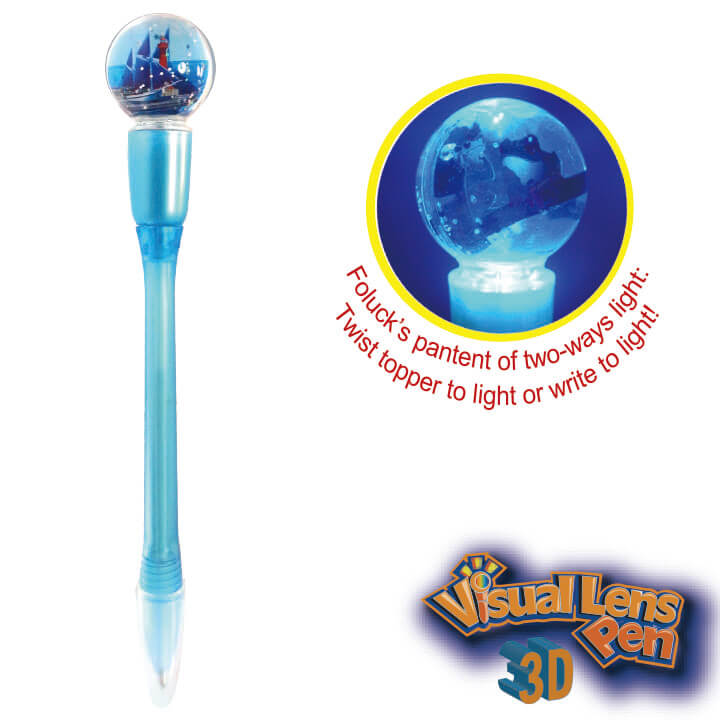 3D Visual Lens Pen Scenic Spots F2087-1PKKD