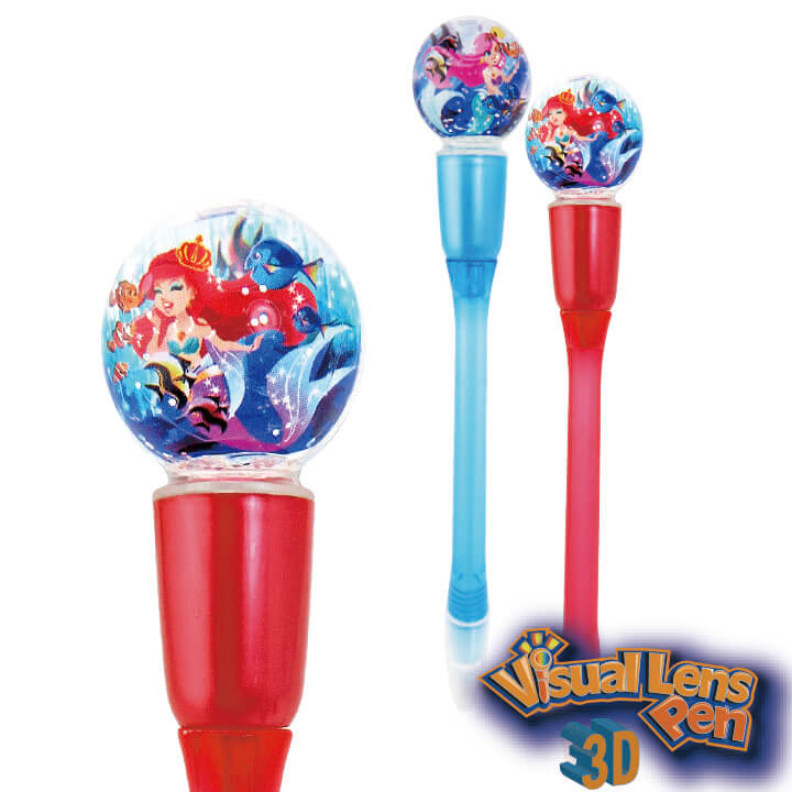 3D Visual Lens Pen Mermaid Series F2087-1PMED