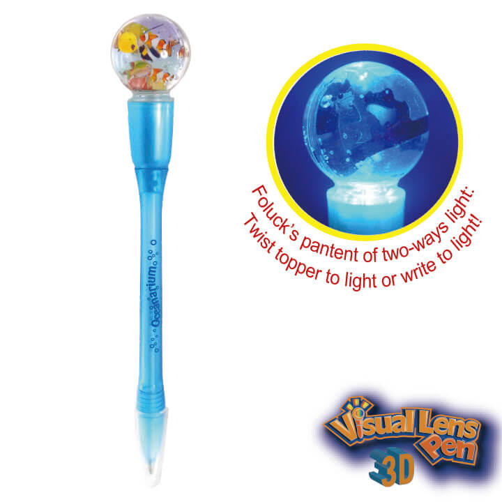 3D Visual Lens Pen Oceanarium F2087-1PTFD