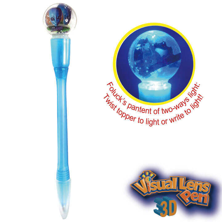 3D Visual Lens Pen UFO F2087-1PUFD