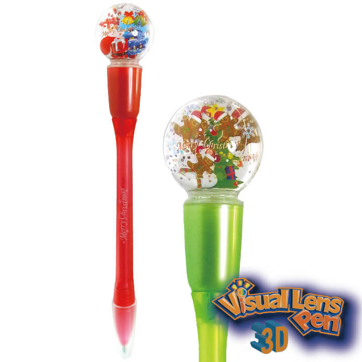 3D Visual Lens Pen Merry Christmas F2087-1PXMD