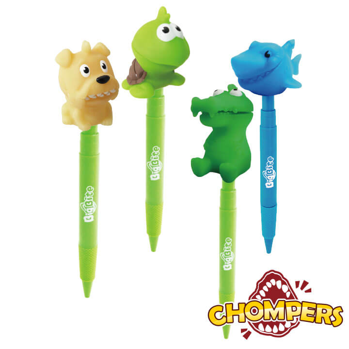 Chompers Retractable Pen Animal Series F2093-19CSP
