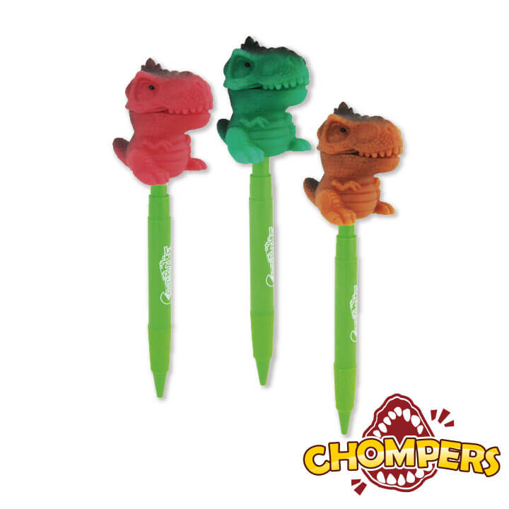 Chompers Retractable Pen Dinosaur Series F2093-19DIP