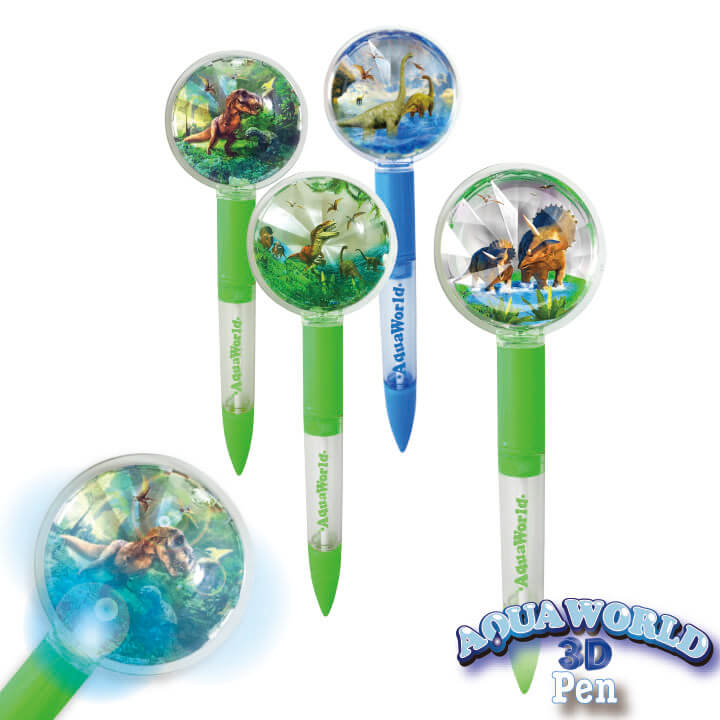 Aqua World 3D Light up Liquid Pen Dinosaur Series F2104-17DID-A