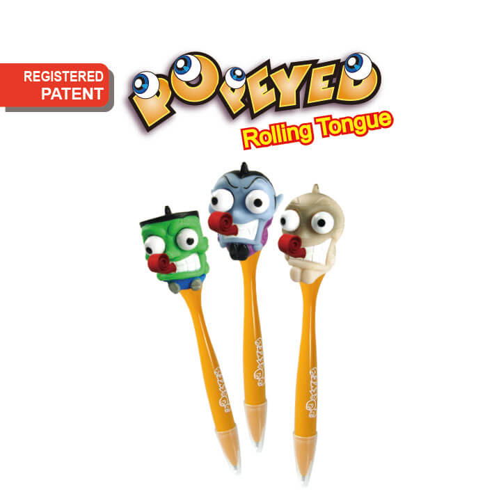 Popeyed Rolling Tongue Pen Horror Series F2109-16HHP