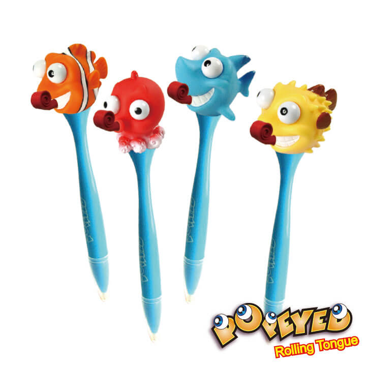 Popeyed Rolling Tongue Pen Ocean Series Toy Pen I F2109-16SSP