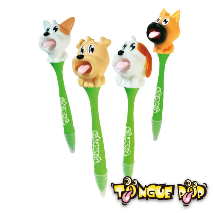 Tongue Pop Pen Dog Series Pen Toy F2110-16SAP