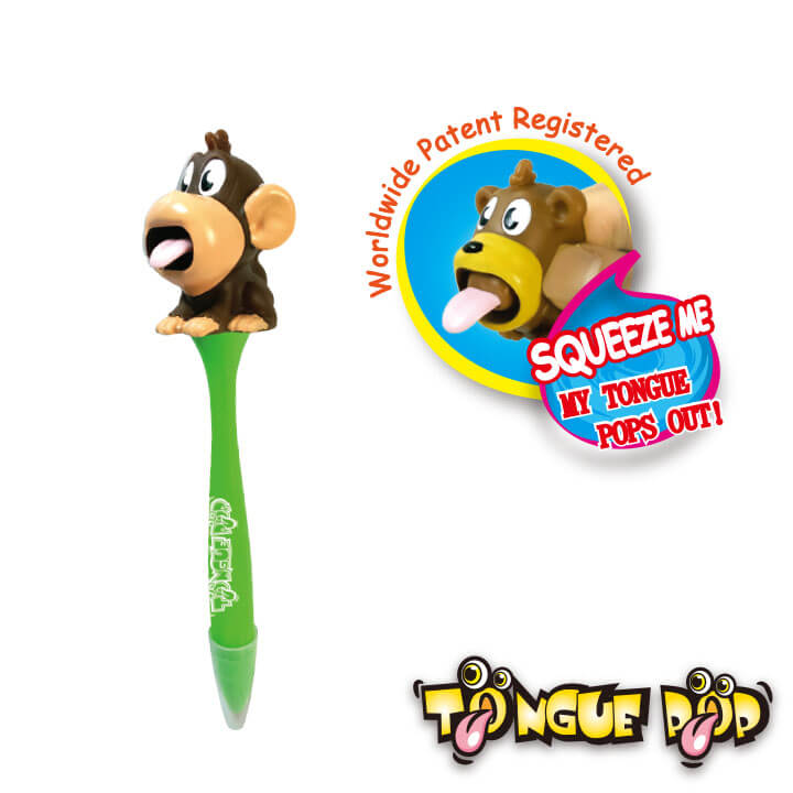 Tongue Pop Pen Animal Series Toy Pen F2110-16ZKP