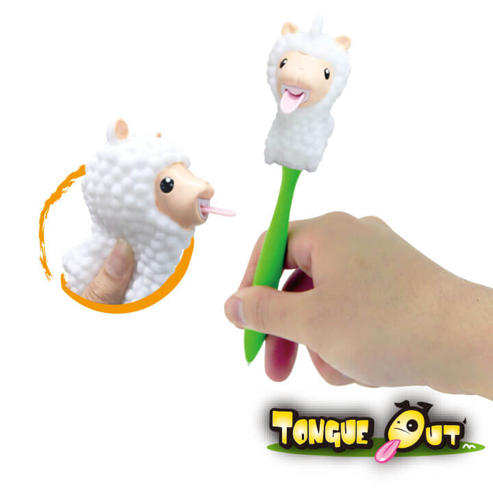 Tongue Out Pen Llama Series Toy Pen F2110-19ALD