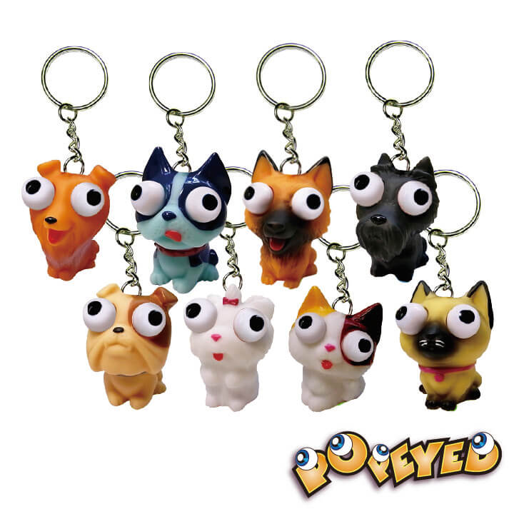 My Buddy Popeyed Keychain Dog & Cat Series F4062-17UUD