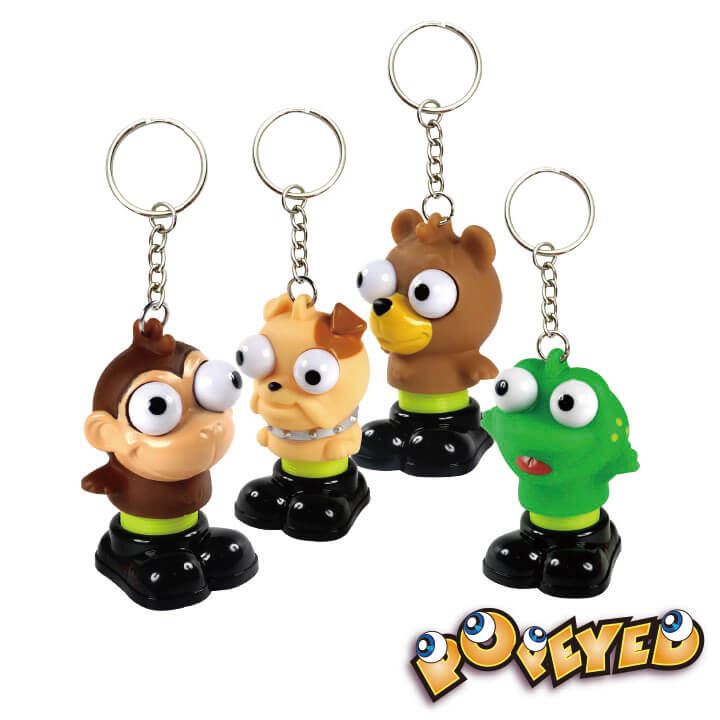 Popeyed Spring Keychain Animal Series F4062-1JJAD