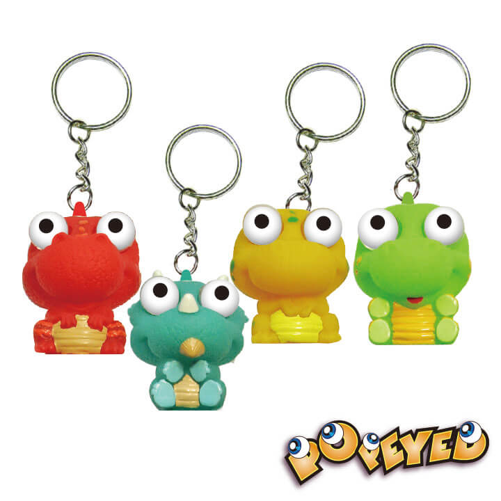 Popeyed Keychain Dinosaur Series F4070-17RRD