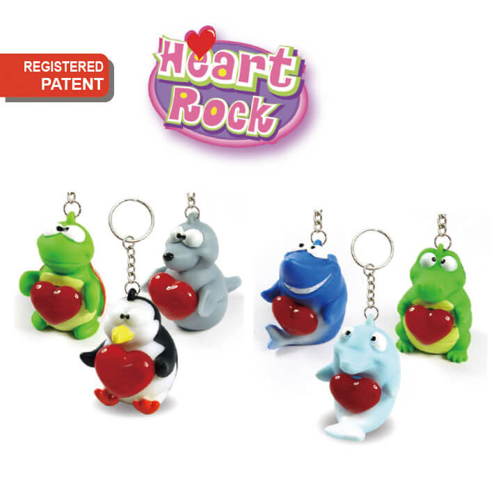 Heart Rock Keychain Ocean Series F4088-17EED