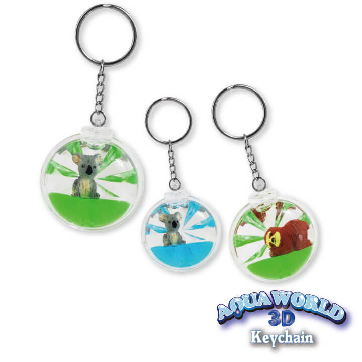 Aqua World 3D Keychain Animal Series Animal Keychain F4104-1NAND