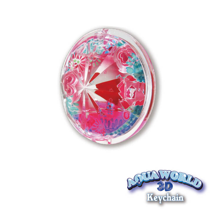 Aqua World Keychain Diamond Sweetie Series Heart Keychain F4104-1NFSD