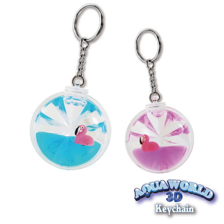 Aqua World 3D Keychain Flamingo Series F4104-1NRCD