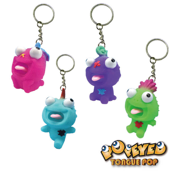 Popeyed Tongue Pop Keychain Voodoo Series F4110-11VDD