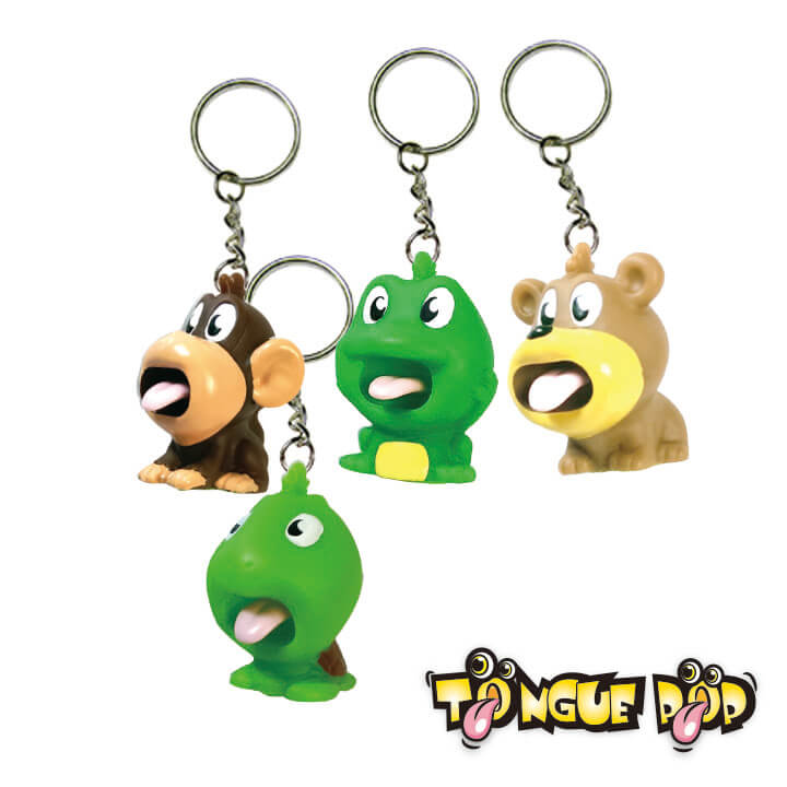 Tongue Pop Keychain Animal Series F4110-11ZKD