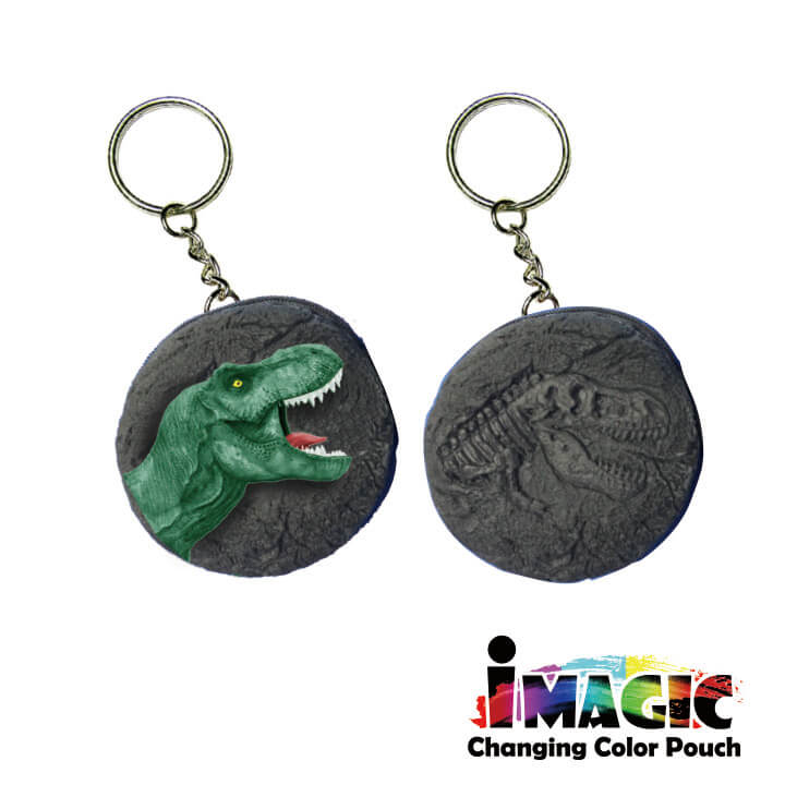 iMAGIC Keychain Changing Color Pouch Dinosaur Series F4113-17DID