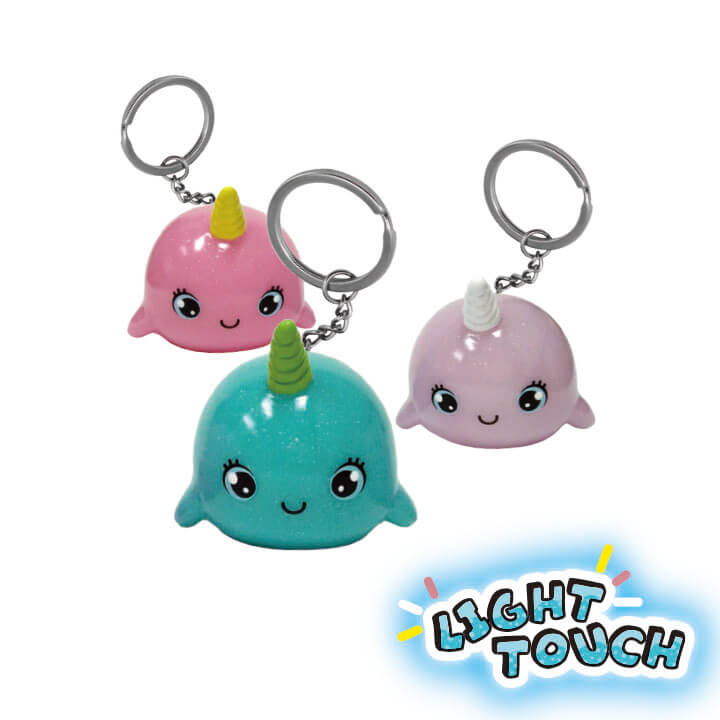 Light Touch Flash Keychain Narwhal Series F4127-12NAD