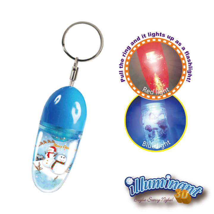 illuminant 3D Keychain Merry Christmas Series Christmas Keychain F4313-12CCD