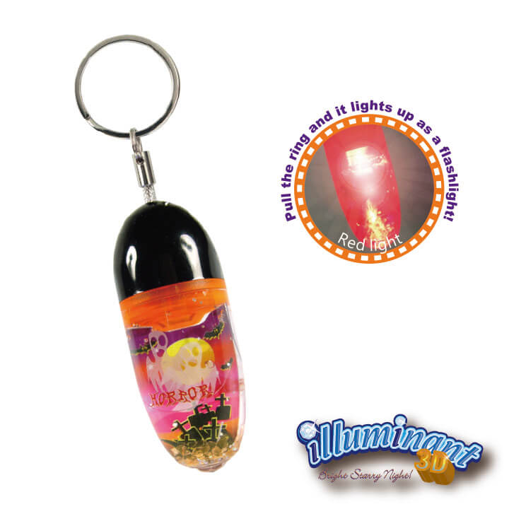 illuminant 3D Keychain Halloween Series Halloween Keychain F4313-12DDD