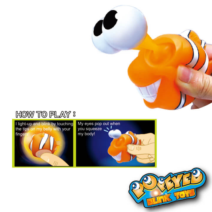 Popeyed Squirt Toys Fish Series F5062-1FBCD