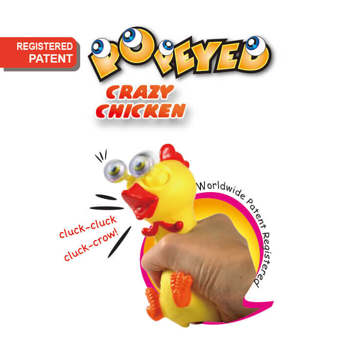 Popeyed Toy Crazy Chicken F5099-1BAAD