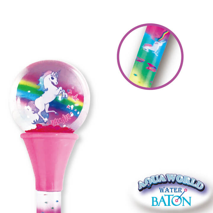 Aqua World Water Baton Single Ended Unicorn Series F5122-1GUND