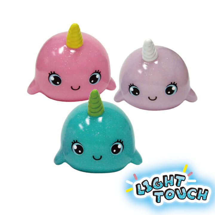 Light Touch Flash Bath Toy Narwhal Series F5127-1FNAD