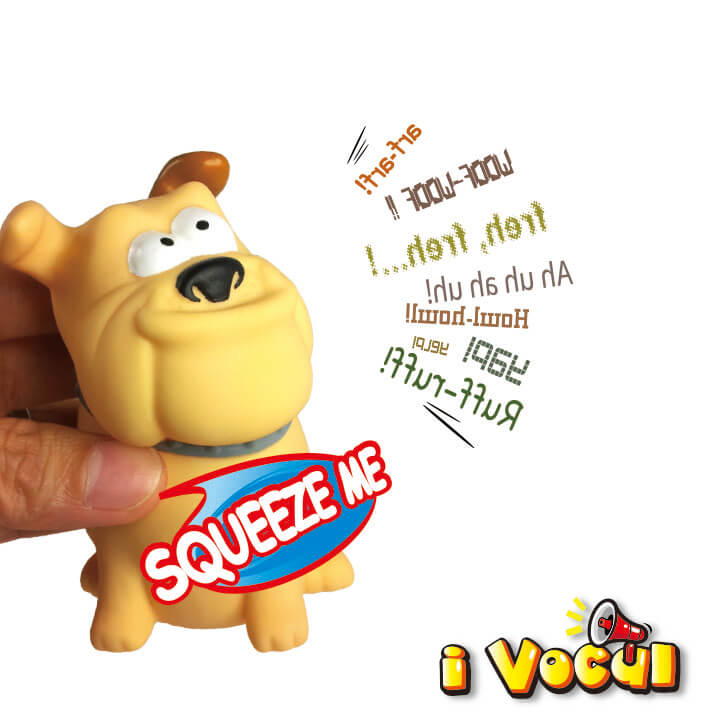 iVocal Toys Squeeze Dog F5620-1KJJD