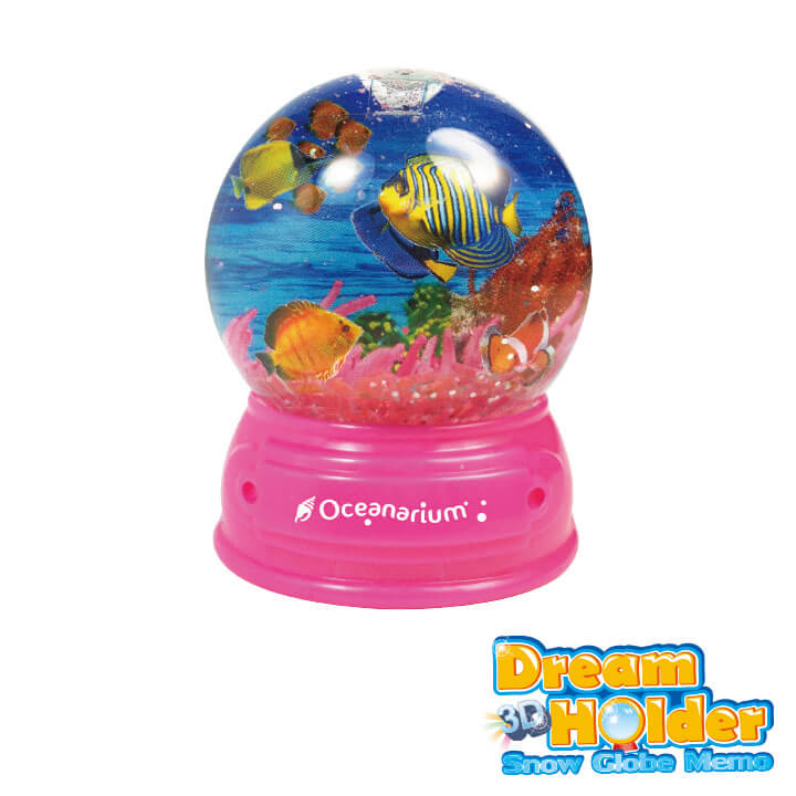 3D Dream Holder Snow Globe Memo Ocean Series F6106-11BBB