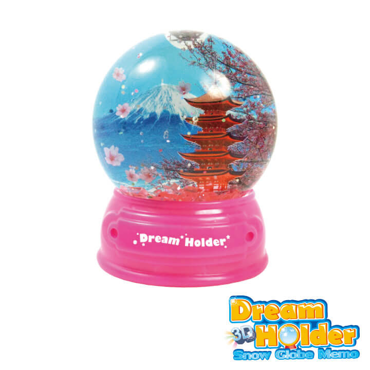 3D Dream Holder Snow Globe Memo Scenery Series F6106-11CCB