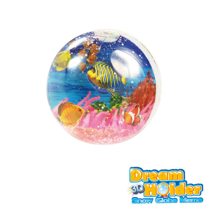 3D Dream Holder Water Globe Memo Ocean Series F6106-18BBD