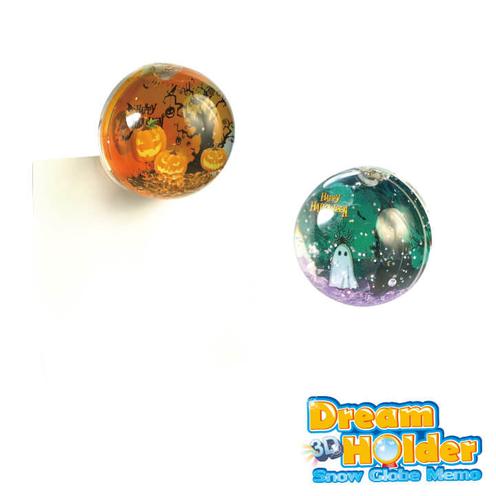3D Dream Holder Water Globe Memo Halloween Series F6106-18DDD