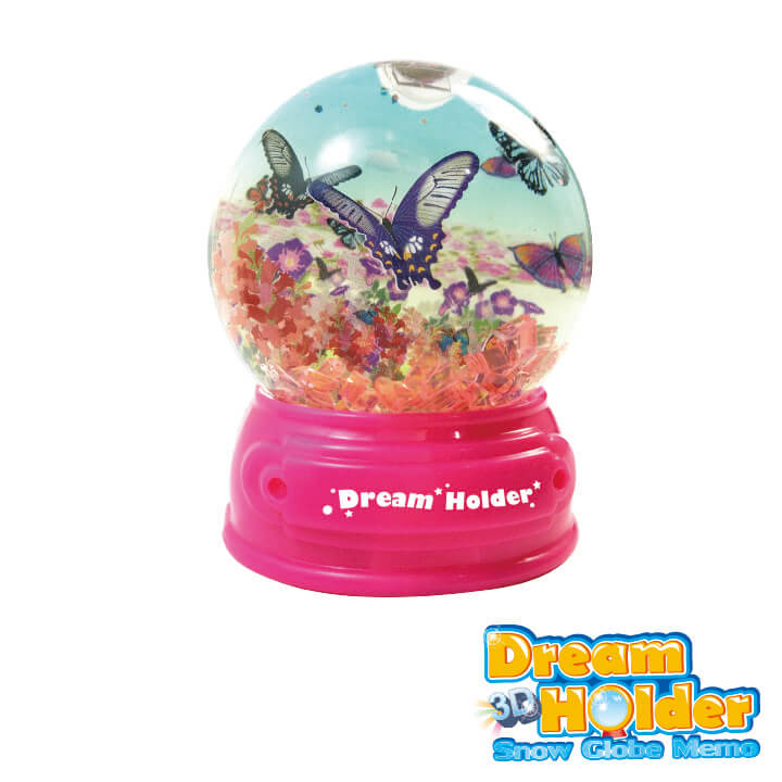 3D Dream Holder Snow Globe Memo Cutie Series F6106-19GGB